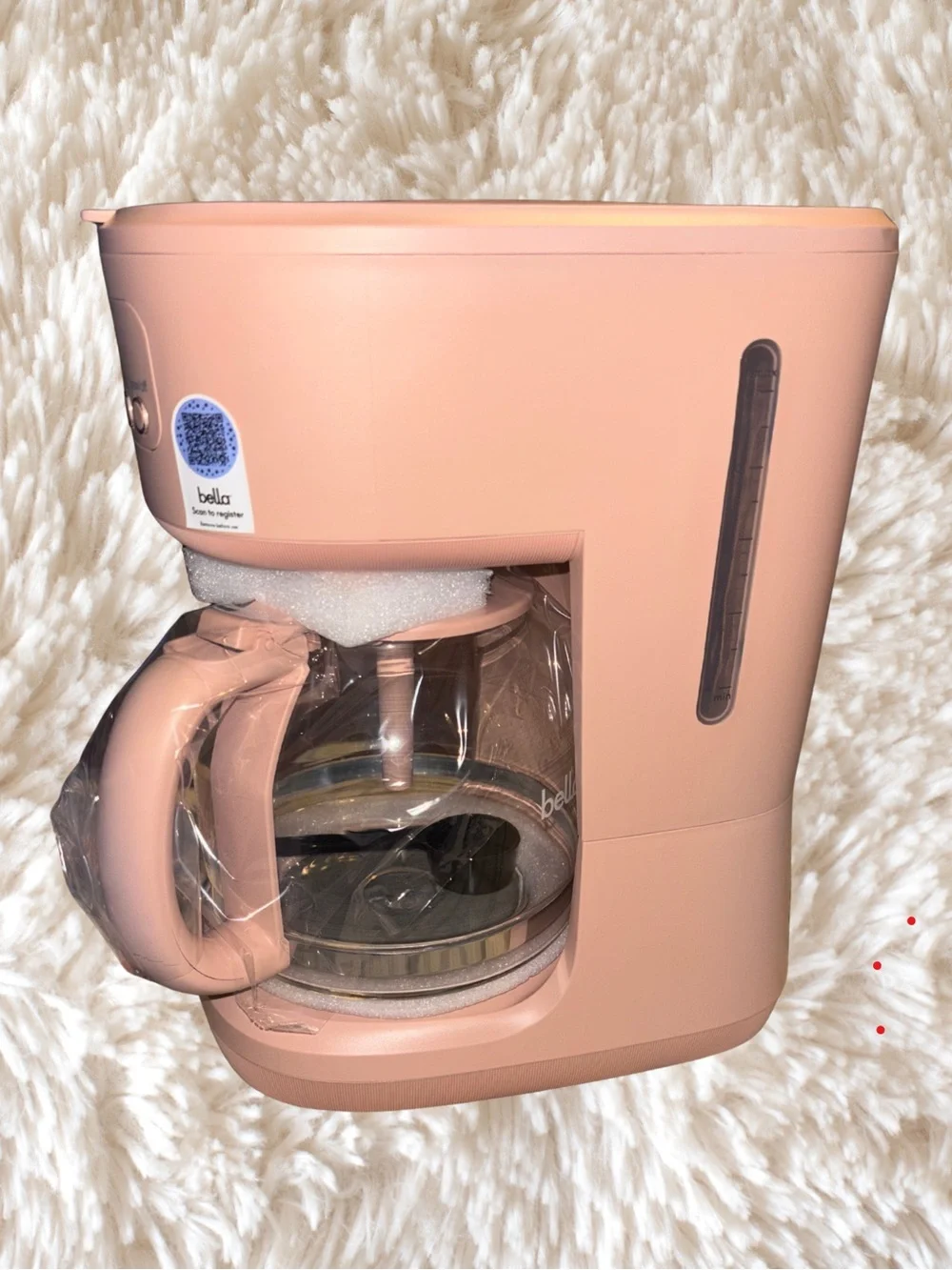 Bella 12-Cup Programmable Coffee Maker - Pink